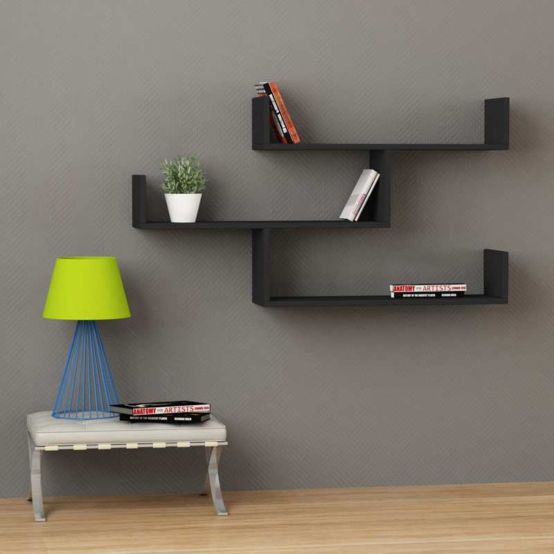 Osmaniye Bookcase - Anthracite