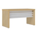  Aguas 1400 Desk - Light Oak/ White