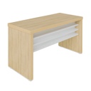  Aguas 1400 Desk - Light Oak/ White