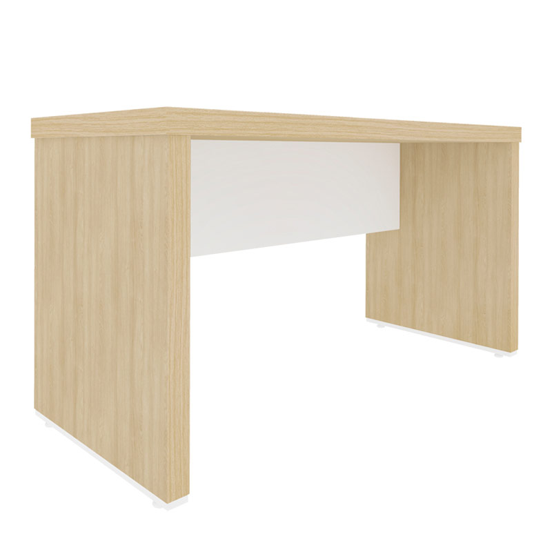  Aguas 1400 Desk - Light Oak/ White