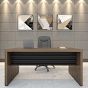  Aguas 1600 Desk - Charuto/ Black