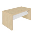  Aguas 1600 Desk - Light Oak/ White
