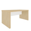  Aguas 1600 Desk - Light Oak/ White