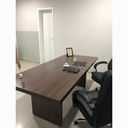  Aguas 2000 Desk - Charuto/ Black