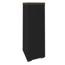  Aguas 4 Drawers File Cabinet II - Charuto/ Black