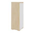  Aguas 4 Drawers File Cabinet II - Light Oak/ White