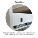  Aguas 4 Drawers File Cabinet II - Light Oak/ White