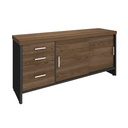  Aguas Cabinet With Drawers II - Charuto/ Black