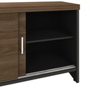  Aguas Cabinet With Drawers II - Charuto/ Black