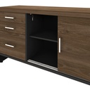  Aguas Cabinet With Drawers II - Charuto/ Black