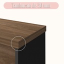  Aguas Cabinet With Drawers II - Charuto/ Black