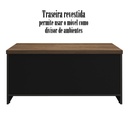  Aguas Cabinet With Drawers II - Charuto/ Black