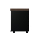  Aguas Chest Of 3 Drawers II - Charuto/ Black