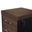  Aguas Chest Of 3 Drawers II - Charuto/ Black