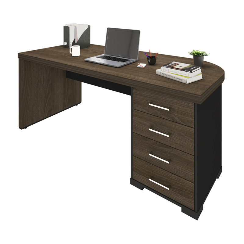  Aguas Desk With Drawers II LD 1775x805 - Charuto/ Black
