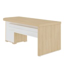  Aguas Desk With Drawers II LD 1775x805 - Light Oak/ White