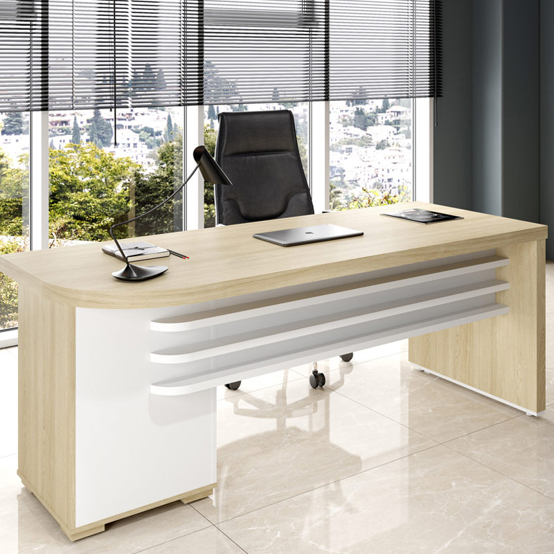  Aguas Desk With Drawers II LD 1775x805 - Light Oak/ White