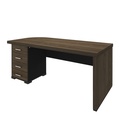  Aguas Desk With Drawers II LE 1775x805 - Charuto/ Black  