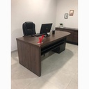  Aguas Desk With Drawers II LE 1775x805 - Charuto/ Black  