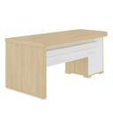  Aguas Desk With Drawers II LE 1775x805 - Light Oak/ White