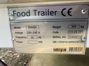 HALMSTAD Food Trailer With Sink & Water Heater - White