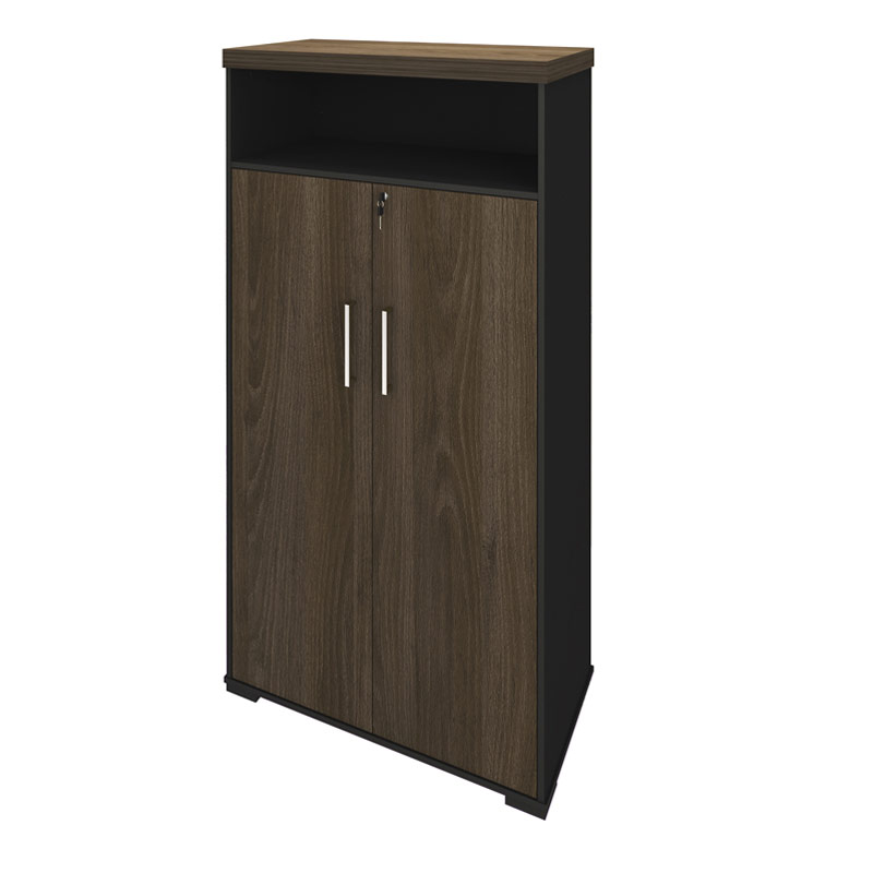  Aguas High Cabinet With Niche - Charuto/ Black