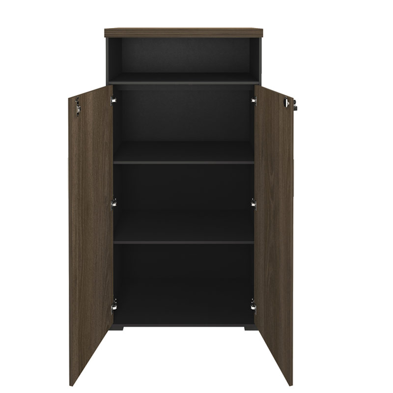  Aguas High Cabinet With Niche - Charuto/ Black