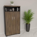  Aguas High Cabinet With Niche - Charuto/ Black