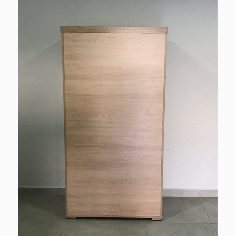  Aguas High Cabinet With Niche - Light Oak/ White