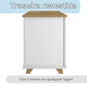  Aracaju Chest of 2 Drawers - Elm/ White