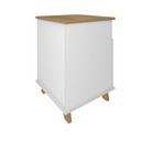  Aracaju Chest of 2 Drawers - Elm/ White