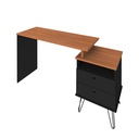  Bauru Desk - Freijo/ Black