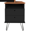  Bauru Desk - Freijo/ Black