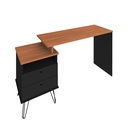  Bauru Desk - Freijo/ Black