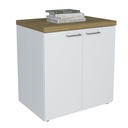  Belo Cabinet with 2 Doors - Elm/ White