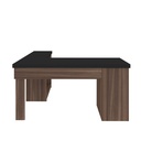  Betim Desk - Black/ Ipe