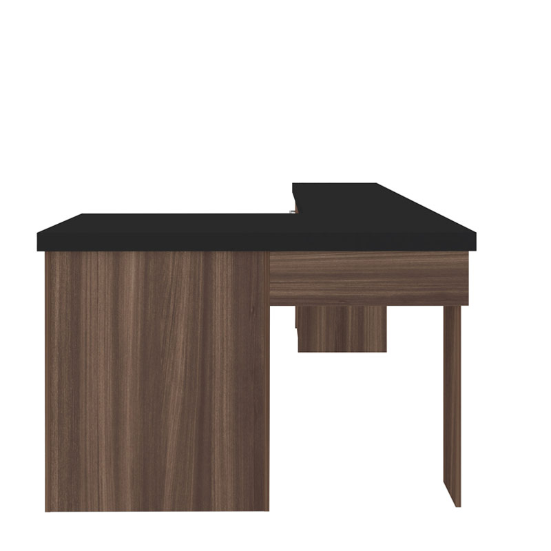  Betim Desk - Black/ Ipe