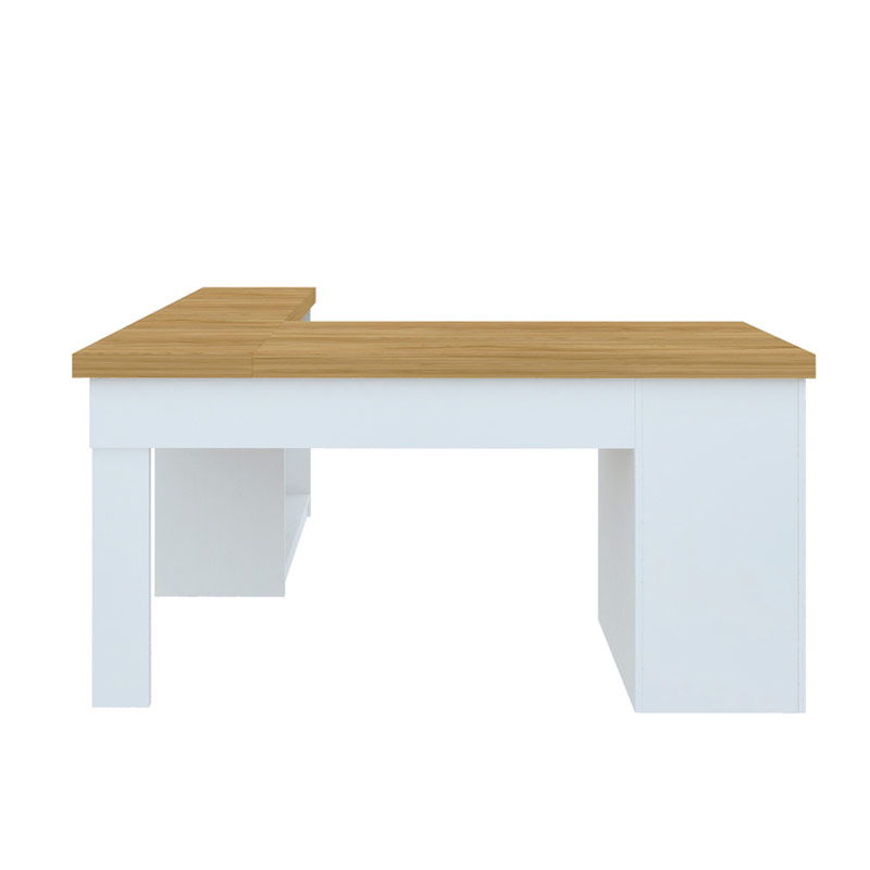  Betim Desk - Elm/ White