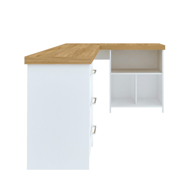 Betim Desk - Elm/ White