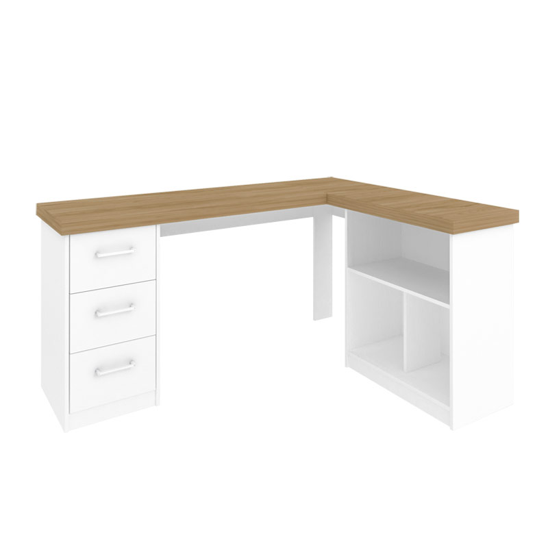  Betim Desk - Elm/ White