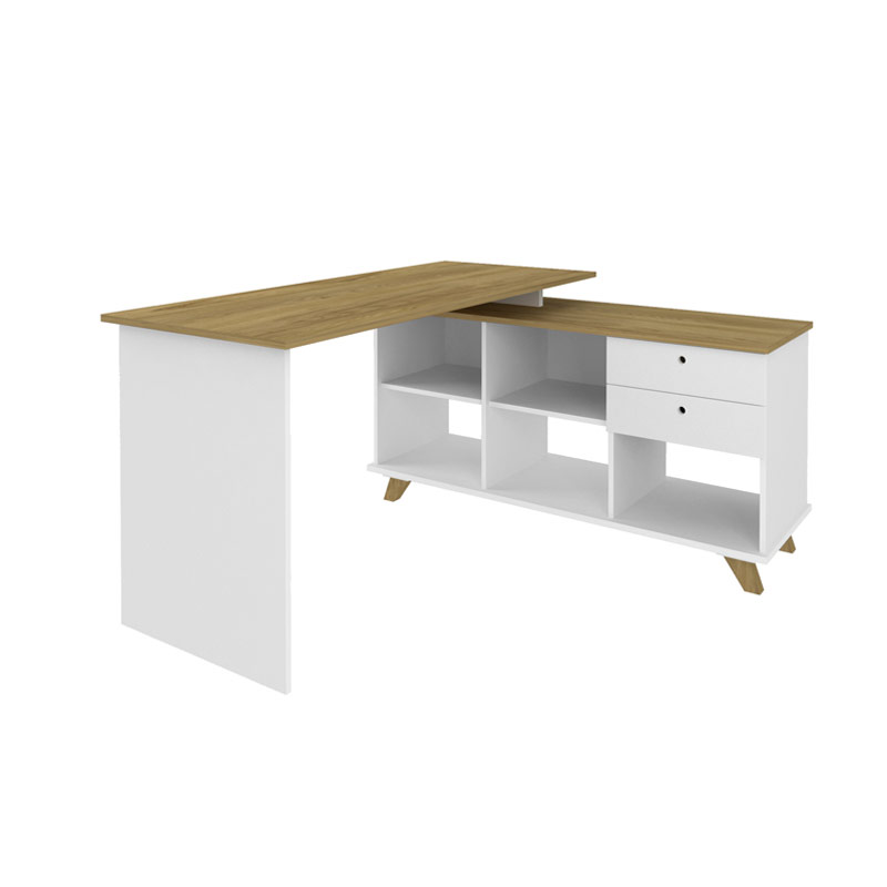  Cabo Desk - Elm/ White