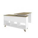  Cabo Desk - Elm/ White