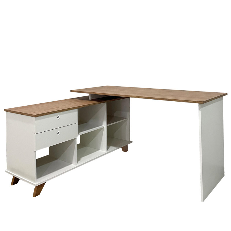  Cabo Desk - Elm/ White