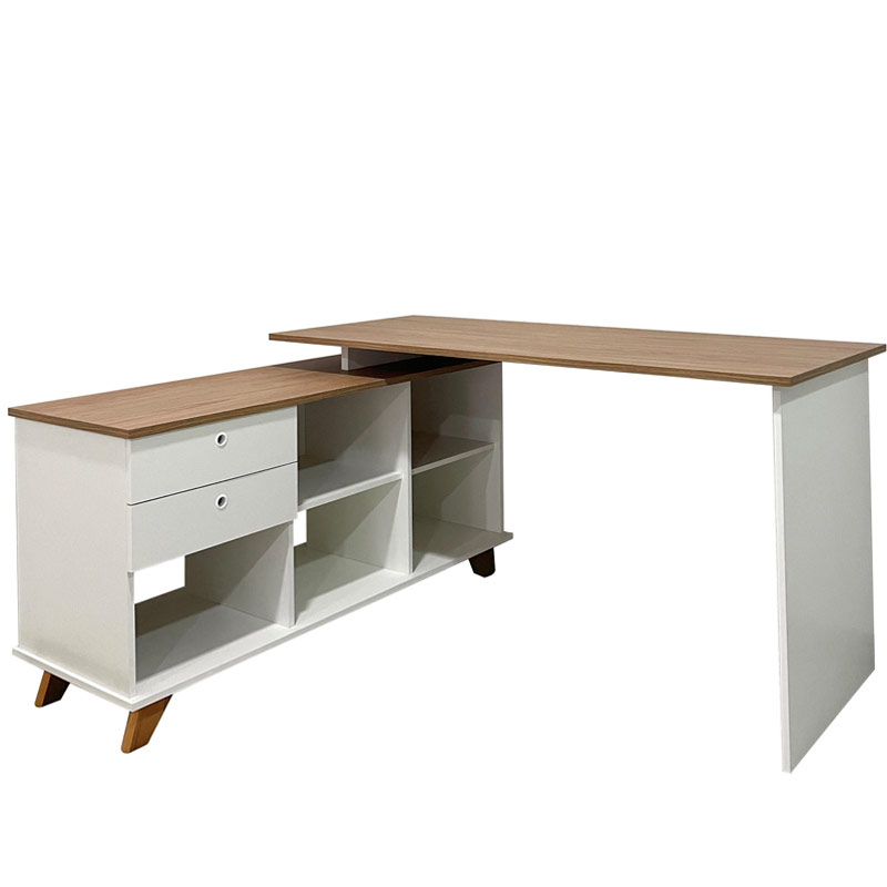  Cabo Desk - Elm/ White