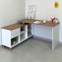  Cabo Desk - Elm/ White