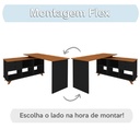  Cabo Desk - Freijo/Black