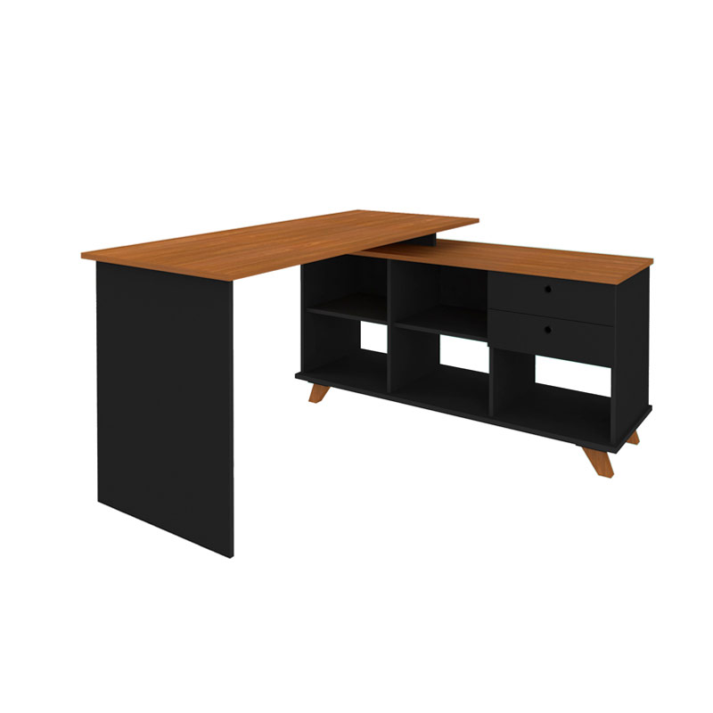  Cabo Desk - Freijo/Black