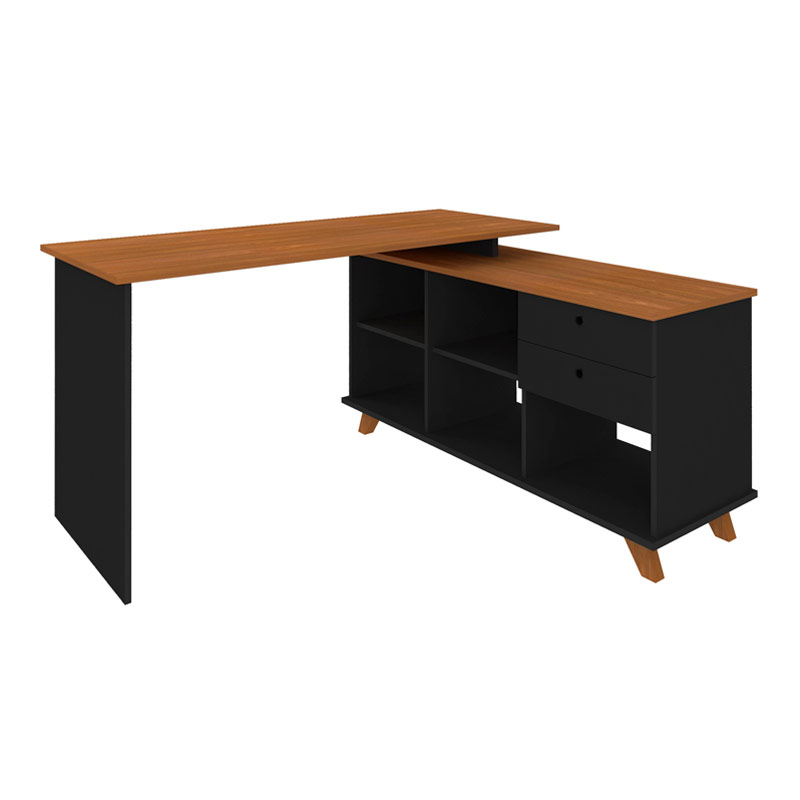  Cabo Desk - Freijo/Black