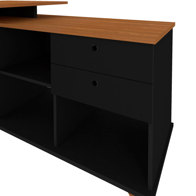  Cabo Desk - Freijo/Black