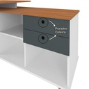  Cabo Desk - Freijo/Gray/White